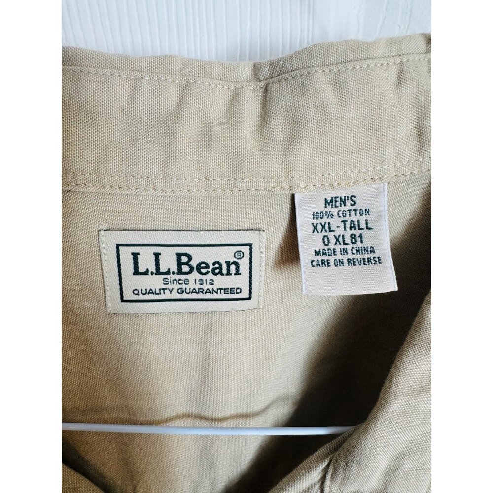 L.L. Bean Lot of 4 Traditional Fit Short Sleeve Cotton Button Up Shirt XXLTall - Picture 7 of 15